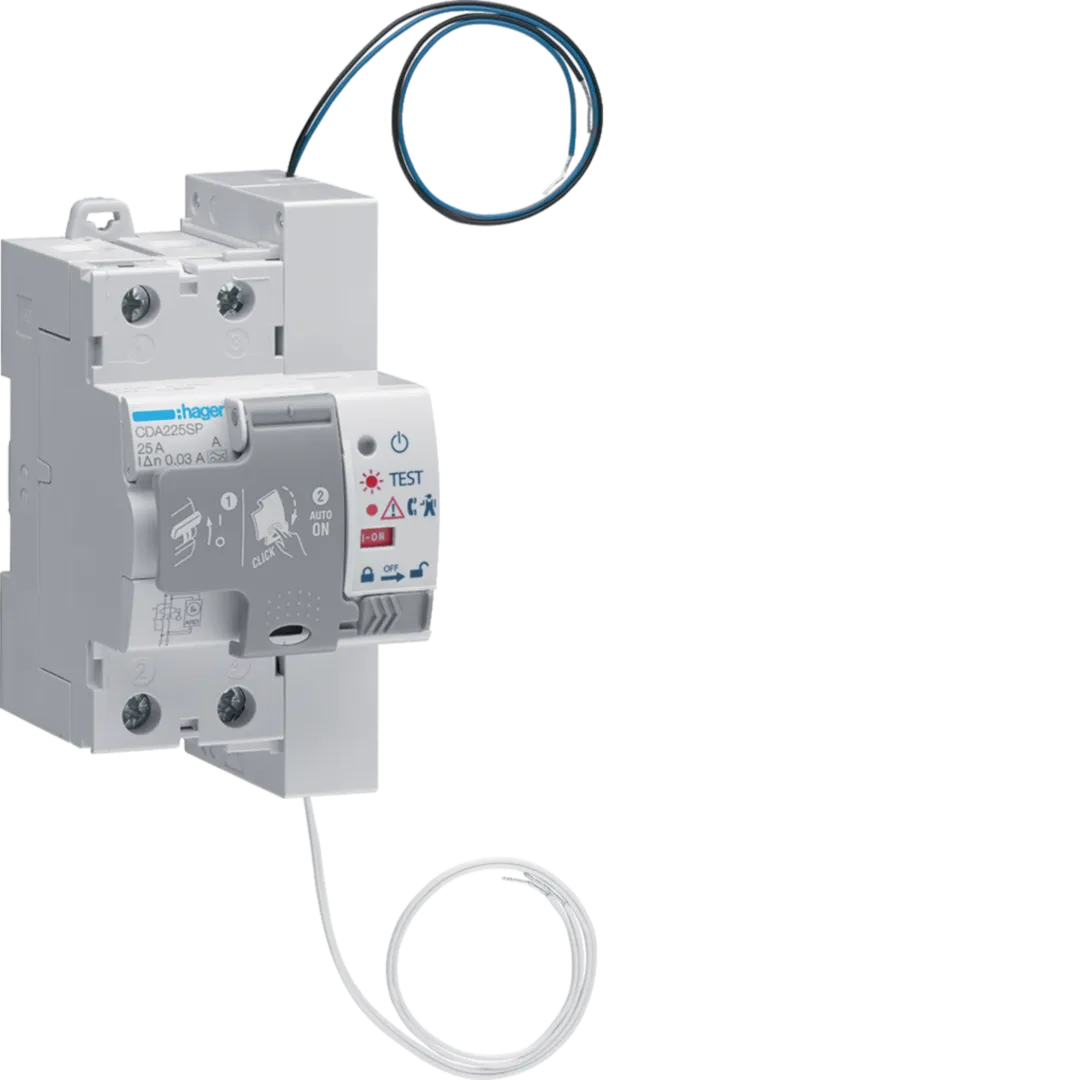 Inttrerupator dif. 2P 25A, 30mA, tip A, reanclansare automata pro