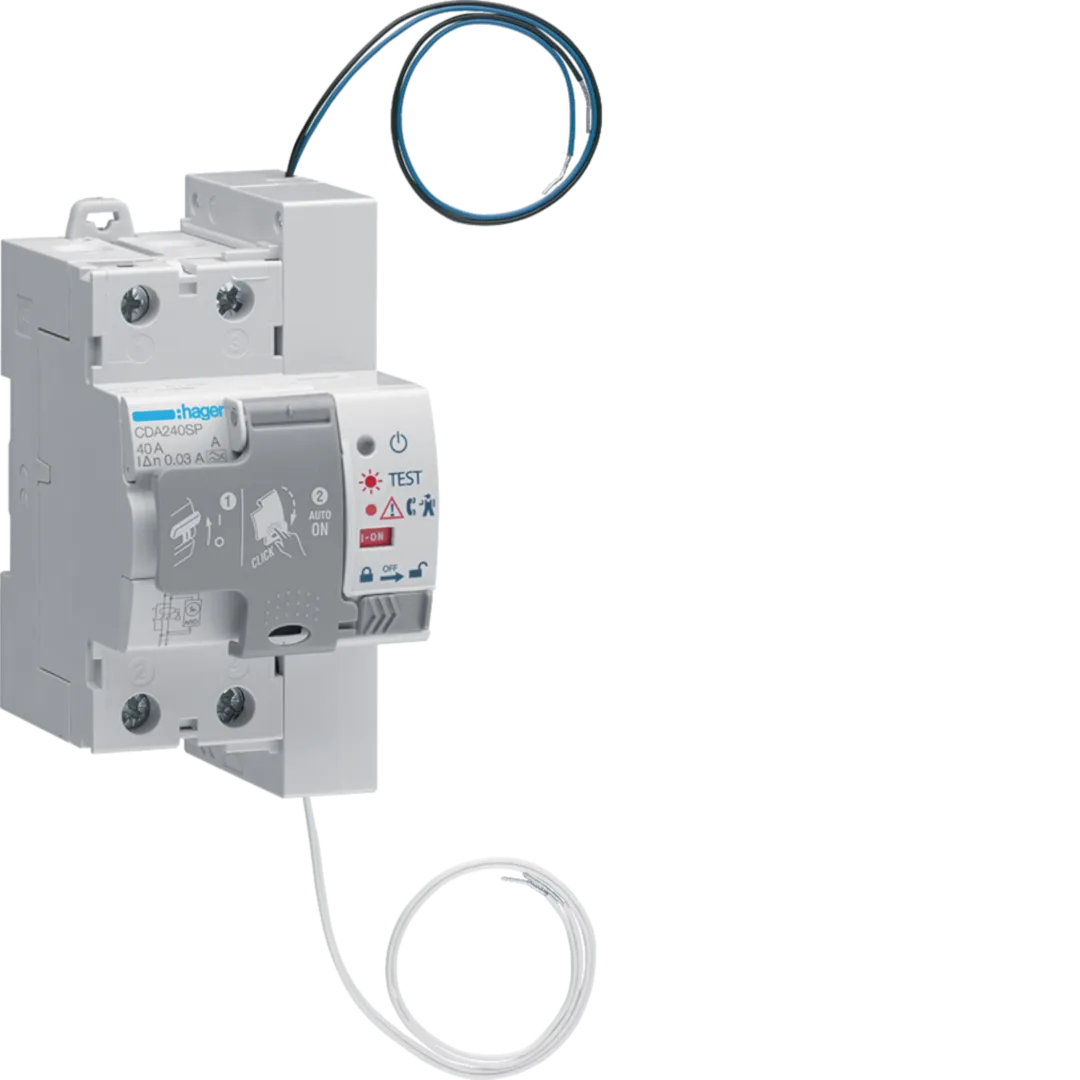 Inttrerupator dif. 2P 40A, 30mA, tip A, reanclansare automata pro